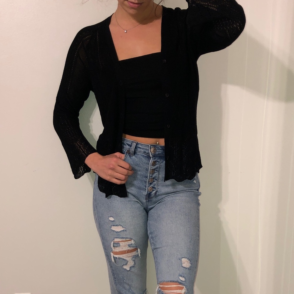Black Cardigan - Jones New York